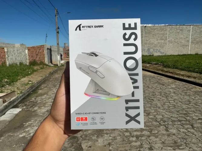 Mouse Gamer ATTACK SHARK X11!! LACRADO!! PROMOÇÃO!!