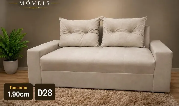 Sofá espuma D28,1,90m