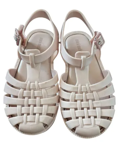 Sapato sandália mini Melissa rose
