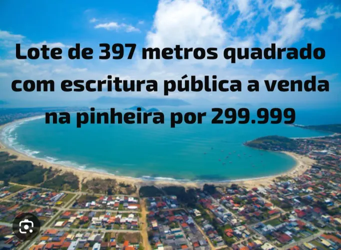 Lote com preço abaixo de mercado na praia da Pinheira