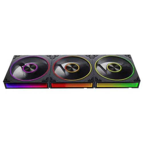Kit 4 Fans Jungle Leopard ARGB Infinite Mirror 2000 Rpm<br><br>Mirror ARGB 2000 RPM 64 CFM