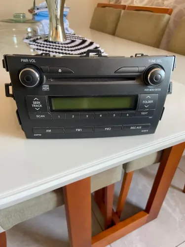 Toca cd e rádio do corolla 2012 a 2014 original