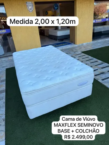 Cama de VIÚVO MAXFLEX SEMINOVA - ENTREGA