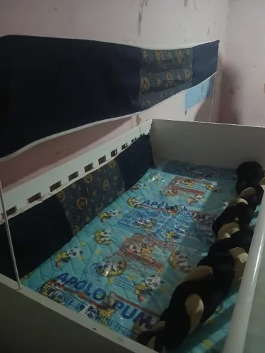 Vendo berço que vira cama em estado novo completo