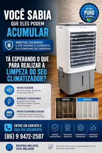Higienização de climatizadores