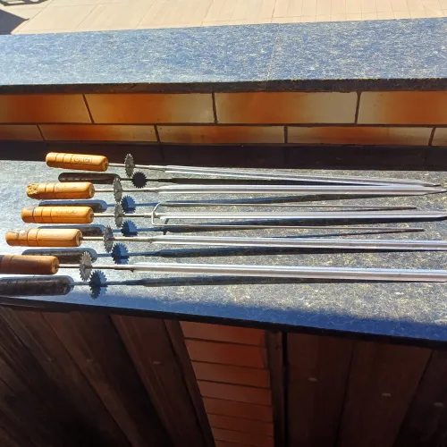 Kit espetos de churrasco