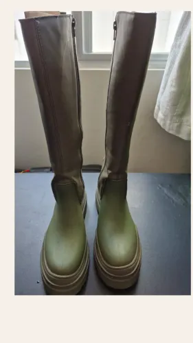 Bota de cano longo para chuva impermeável