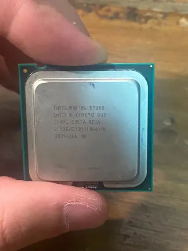 processador intel core duo - funcionando