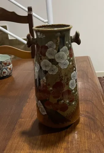 Vaso decorativo Japonês e xicara Japonesa  