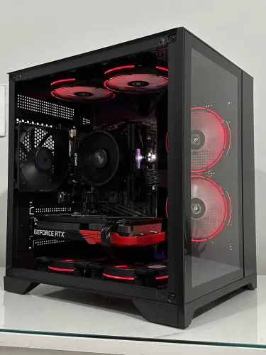 PC Gamer RTX 3060 Ryzen 5 5500 16GB 3200Mhz 512GB NVME Fonte 650w 80 Plus - HagelTech 