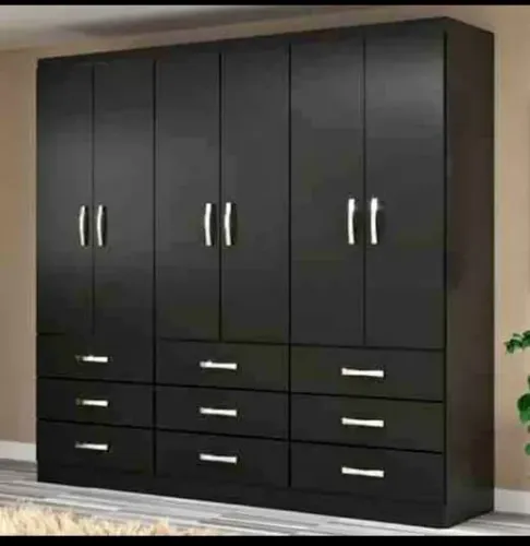 Guarda roupa casal Bergamo 6 portas 9 gavetas 