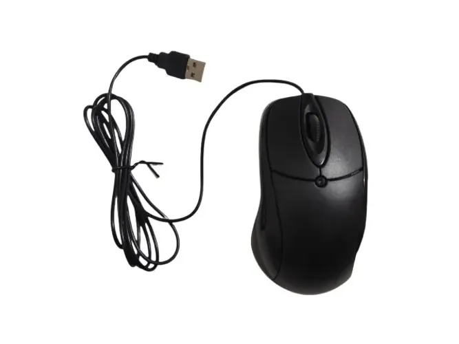 Mouse Óptico Duex M365 Preto 1000 dpi USB com Fio