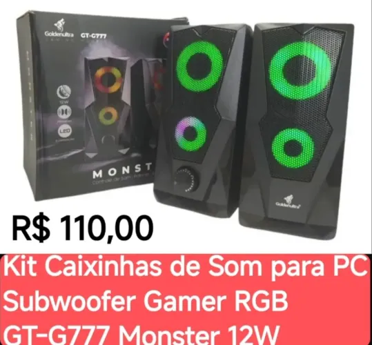Caixinha de som computador 