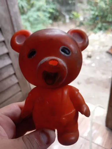 URSO DE PLÁSTICO DOS ANOS 80