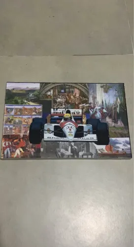 Quadro Ayrton Senna 28x18cm