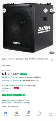 Som Ativo 2.1 Profissional (Igrejas, Bares e Eventos)