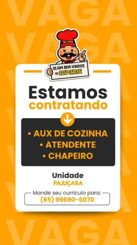 SEU CHEFE - PAJUÇARA (VAGAS)