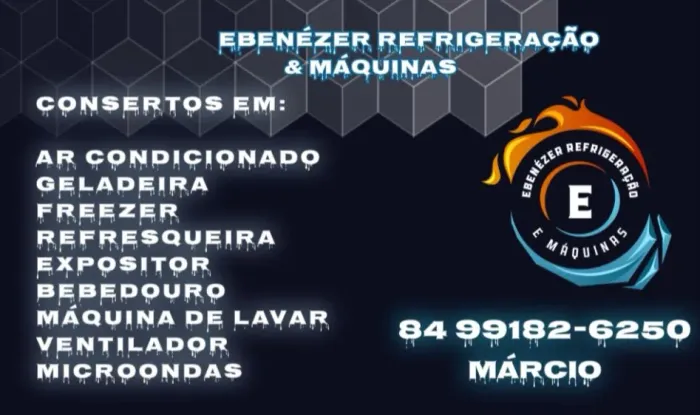 Geladeira conserto, Ebenézer Refrigeração e Máquinas.