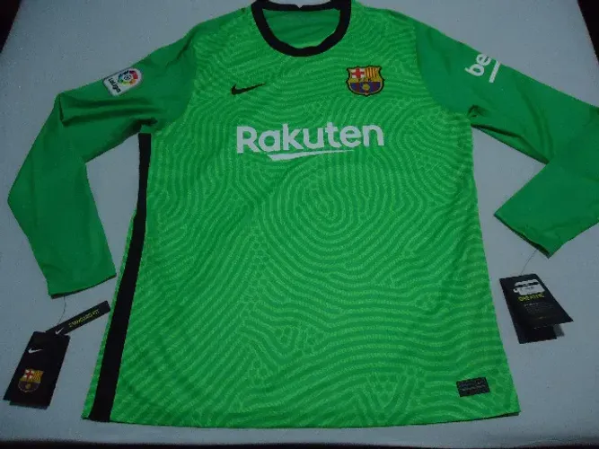 nike - camisa do barcelona goleiro 2020/21 - tam xl - nova, na etiqueta - original
