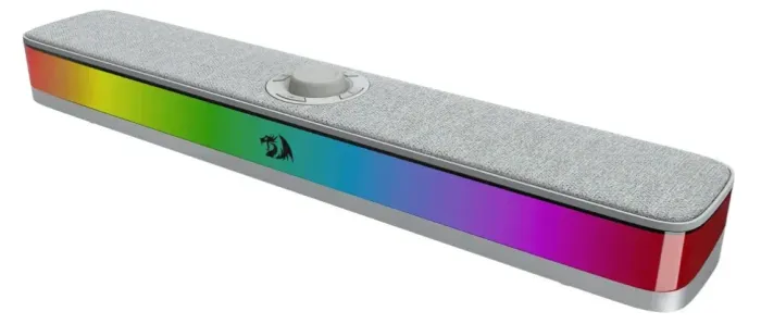Soundbar Gamer Redragon Neo RGB Cinza USB Tipo-C