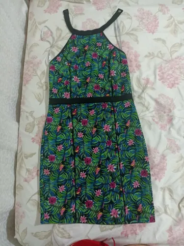 Vestido curto com estampa | Roupas Femininas em Ótimo estado | Desapego
