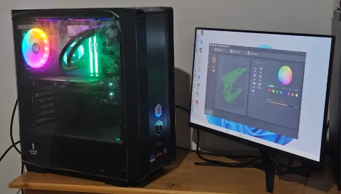 Computador Gamer Completo, Intel Core I7 12gen, 32gb Ram, placa de vídeo 12gb, monitor 23"