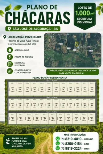 Chácara 1000m2