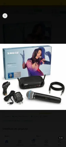 Microfone Shure PGX/Beta58
