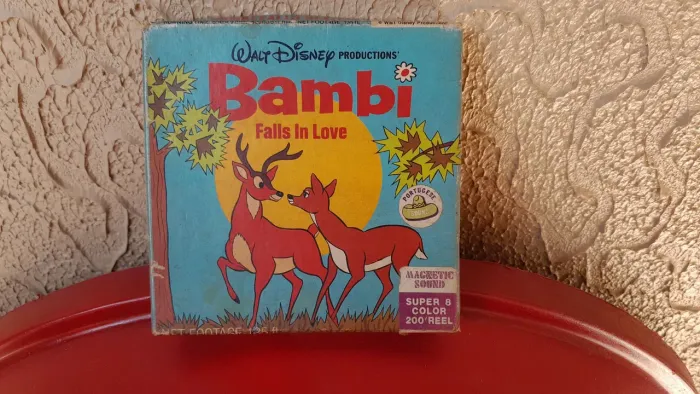 Filme Super 8 Disney Bambi Falls In Love - Colorido Som Pt-br