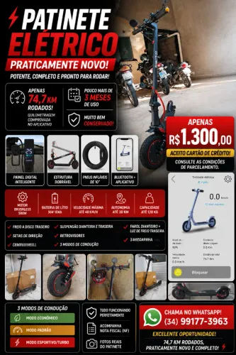 PATINETE ELÉTRICO 500W