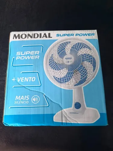 MONDIAL Ventilador de Mesa 220V, 30cm, 6 pás, Super Power - VSP-30-W