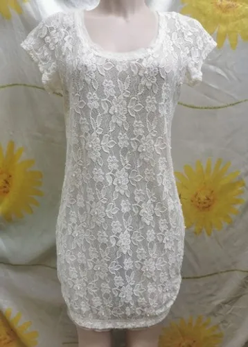 Lindo vestido get girls todo renda com pérolas tam 42