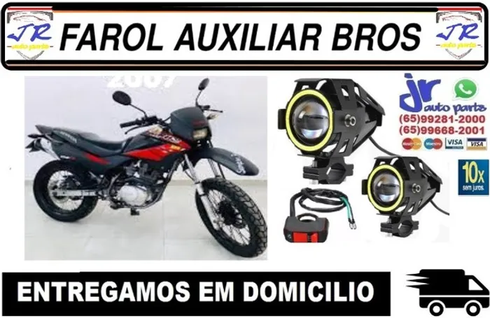 Par Farol de Milha Led Angel Eyes Bros 2007