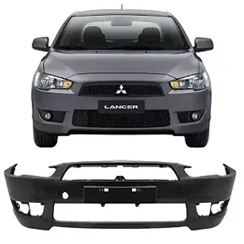 Parachoque Mitsubishi Lancer 2011 à 2019 - Dianteiro Preto Liso - TYG