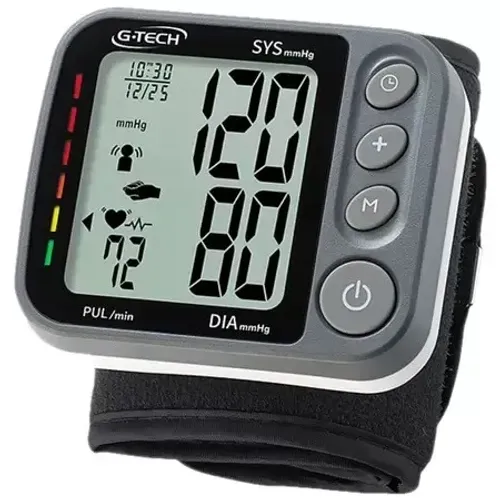 Aparelho de pressão digital automático de pulso com 3D Sensor G-Tech GP450SP