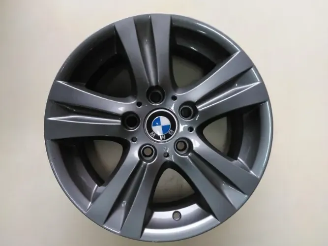Jogo de rodas aro 16 bmw 5x120 16x7 et44 grafite diamantada