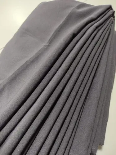 Peça Tecido Crepe Alfaiataria Cinza Chumbo - De 1,40m X 9m
