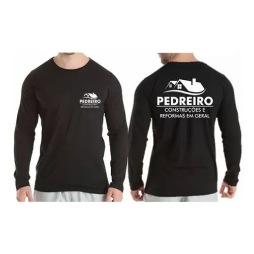 Camisa profissional para uniforme manga comprida.