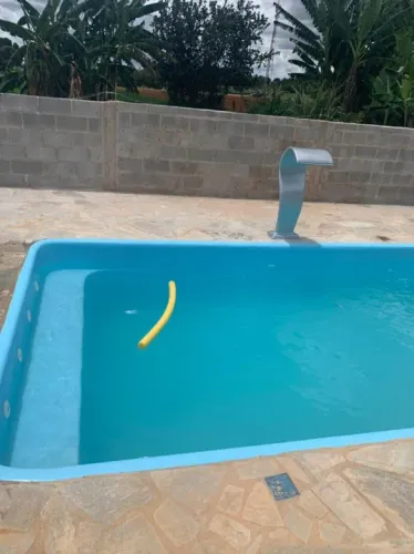Piscina de fibra 4 metros completa