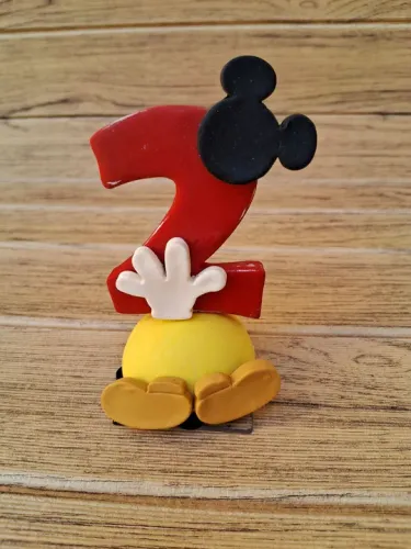Vela de biscuit do Mickey