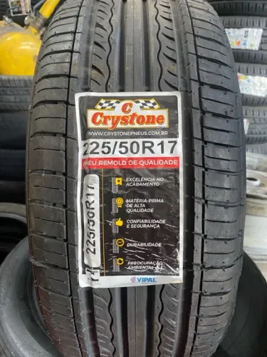 Pneu 225/50r17 Crystone 100% vipal PROMOÇÃO!