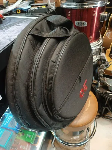 Bag para pratos 22" super luxo espuma pack 10mm novo super oferta 