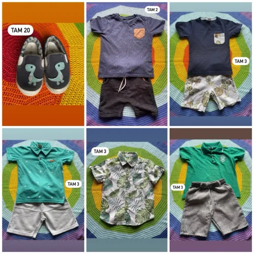Roupas Bebê menino - TAM VARIADOS