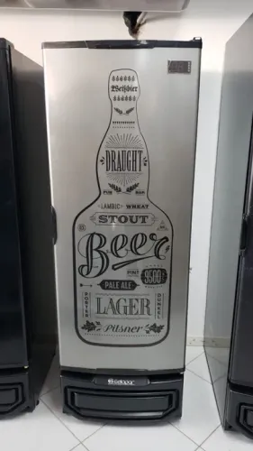 Cervejeira gelopar 410 litros porta cega tp inox - Alecs