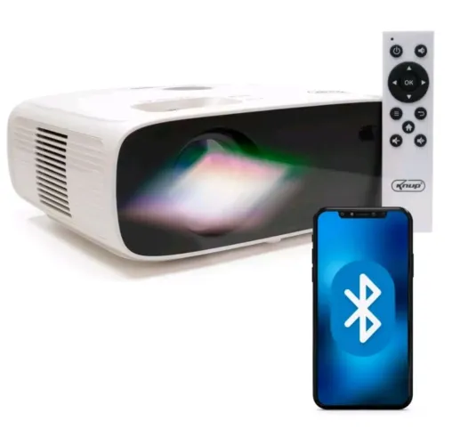 Projetor Knup KP-PJ006 Espelhamento Android los 10200 Lumens