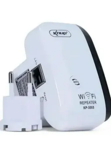 Repetidor Extensor de Sinal Wireless 300Mbps Internet Knup KP-3005