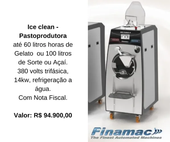 Máquinas Novas para Fabricação de Sorvete!