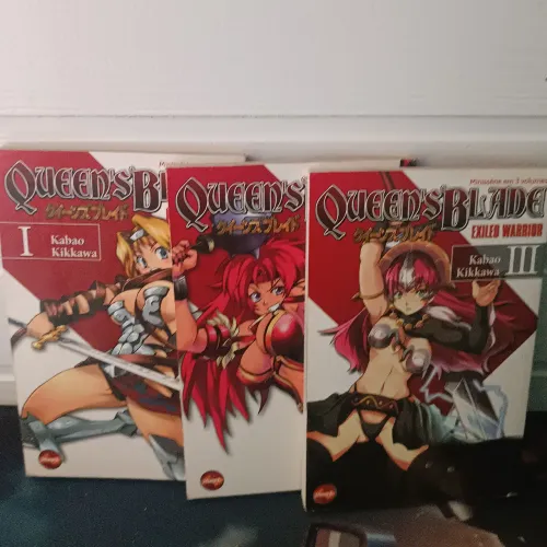 Queen's Blade Mangá Volumes 1, 2 e 3 (completo)
