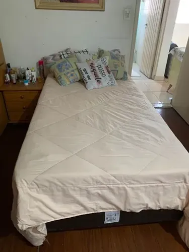 Cama Solteiro / Viúva com Base (Colchão + Box)