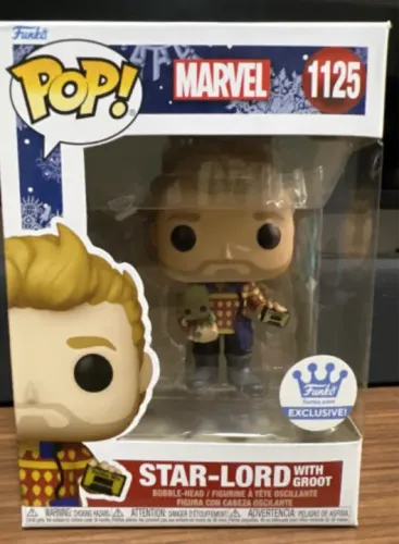 Funko Pop Star Lord With Groot 1125 Exclusive